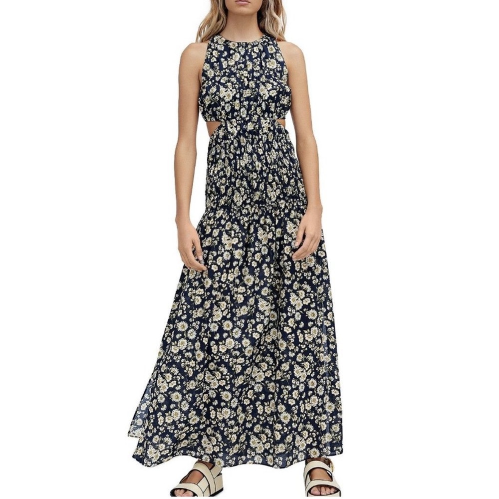 NWT Significant Other Philippa Cutout Maxi Dress Midnight‎ Daisy Sz 8 $352